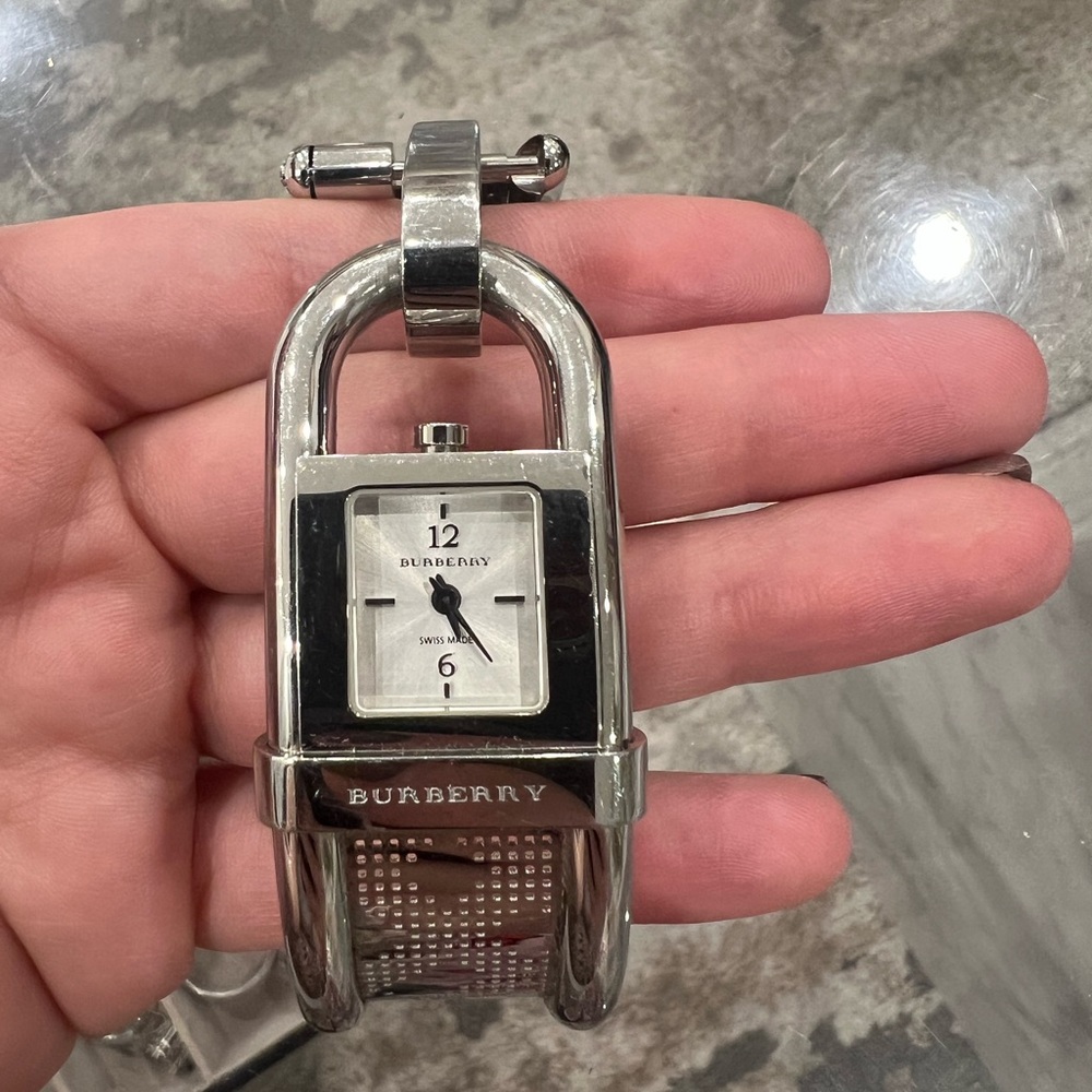 Burberry Silver Lock-Inspired Watch